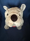 Dan Dee Collector s Choice Bulldog Plush 13    Stuffed Animal Gray Heart Love Dog