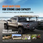 Universal Adjustable Pick Up Truck Bed Ladder Rack Lumber Kayak 1000lbs