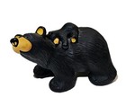 Bearfoots Bears Jill And Cub Black Bear Mom   Baby Jeff Fleming Big Sky Carvers