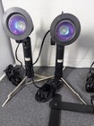 4 Lot Of Photography Studio Lights With Built-in Tripods   A Camera Stand