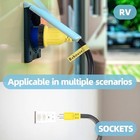Power Adapter Cord Nema Tt-30p Male To 14-50r Female Plug Power 30m 50f-yellow