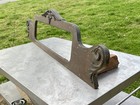 Carved 42 5  Antique Oak Pediment Wooden Crown Crest Topper Original Surface