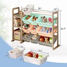 Toy Storage 42 2 Inches  l  X 11  w  X 31 5  h   Multi Color 