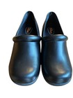 Safe T Step Comfort Gretchen Clogs Sz 8w Black Slip Resistant Slip On Nurse New