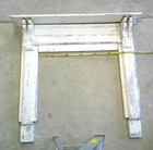 Antique Fireplace Mantel Surround  Wood  Eastern Shore Of Va   1880