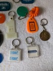 Junk Drawer Key Chain Fob Tag Ring Ibm  Rare Nice Condition Vintage Lot 07 Look