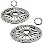 2pcs 11 5  Front Brake Rotor Rotors Disk Fit For Harley Softail Dyna 2000-2015