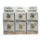 Trojan G o a t  Non Latex Condoms -6 Box  3 In Each Box Total 18  Free Shipping