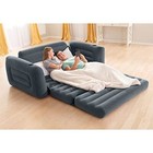 Intex 66552ep Inflatable Pull-out Sofa With Cupholder  Velvety Surface  46 x88