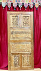 Rustic Farmhouse Carved Door Shabby Chic Paneled Sliding Barn Door 80x36