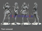 Baby Doll 3d Print Model Kit 1 6 1 4 Beauty Woman Unpainted Unassembled
