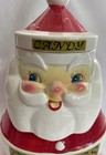 Mcm Holt Howard Vintage Christmas Santa Cookie Candy Jar 3 Pieces Hh Japan 8 5 