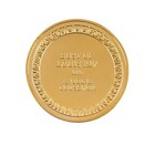 24k Gold Plated Bronze Medal Coin Vintage Louis Xiv French Revolution King Art