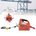 110v Portable Electric Hoist Winch Engine Crane Lifting Wired Remote 1100lbs
