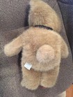 Eden Plush Brown Bear 13 5  Tall Stuffed Animal Toy Felt Paws Multicolor Ribbon