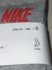 Nike Cushioned Crew Socks - Youth Size 4-5  shoe Size 7c-10c  6 Pk - Nwt  