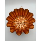 Vintage Copper Aluminum Fluted Scalloped Cake Gelatin Mold 3 5 Cup Wall Decor