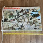 Marx Toys   Battleground   Wwii Playset  4756 Vintage   box Only  
