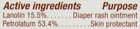 A d Original Diaper Rash Ointment   Skin Protectant Paraben Free 4 Oz Pack Of 2