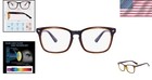 Non-prescription Blue Light Glasses For Home   Office Use     Classic Brown Style