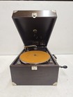 Antique Victor Victrola Vv-50 Portable Mahogany Case Phonograph Record Player