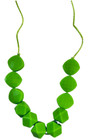 Lil Jumbl Baby Teething Necklace Organic Food Grade Silicone Bpa Free Green