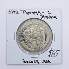 1973 Panama 1 Balboa Large Silver Coin Proof-like Nice Shape  Low Mintage 