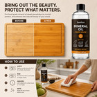 Mineral Oil For Wood Cutting Board  Butcher Block  And Knife  Food Grade Mineral