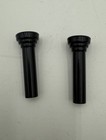 Pair Of 2 Pull Up Push Down Door Lock Rod Knobs Black