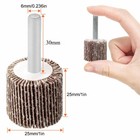 10pcs 80 Grits Drill Flap Wheel Sander 1x1x1 4  Flapper Sanding Grinding New