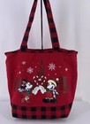 Disney World Parks Red Christmas Holiday Tote Mickey Minnie Mouse 2019