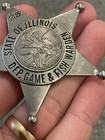 Vintage Deputy Fish   Game Warden State Of Illinois Badge Cool Piece 