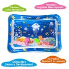 Baby Water Play Mat Inflatable Tummy Time Infant Sensory Toy Leak Proof Bpa Free