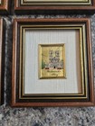 23 Kt Gold Leaf Art Painting Mini Reproduction Lot Of 6 Buckingham Palace More