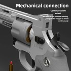 Zp5 Revolver Soft Bullet Toy Gun 357 Simulation Pistol With Ejection Action