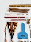 Vintage Junk Drawer Lot- Medals  Matchbooks  Miniatures  Decor  Collectibles Etc