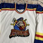 Vintage Peoria Rivermen Ihl Bauer Hockey Jersey Men   s 56 Xxl