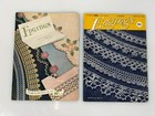 Lot Of 2 Antique Crochet Edging Books  Clark s No 254   Lily No 58