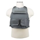 New Ncstar Discreet Plate Carrier  Xs-sm Adjustable- Urban Gray