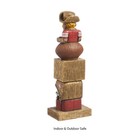 San Francisco 49ers Tiki Totem Garden Statue  Hand Painted Resin  16 Inch    