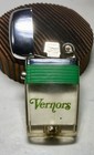 Vintage Vernors Scripto Vu-lighter With Plastic Insert Good Spark Needs Wick