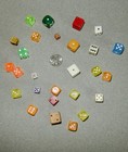 Lot Of 280  Vintage Mixed  Dice-casino-games-etc   See Photos -minis   Odd Sizes