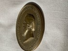 Rutherford B  Hayes Peace - Us Mint 76mm X 59mm Oval Bronze Medal - Nice  M1