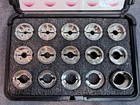 Burndy Udiekitcu 15 Piece Index Crimping Tool Die Set U-type  6 Awg-750 Kcmil