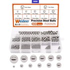 600pcs 12 Size Stainless Steel Precision Steel Balls 1-8mm Metric Bicycle Bea   