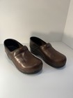 Dansko Professional Brown Oiled Leather Clogs Women   s Size Eu 37 Wide Us 6 5 - 7