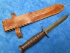 Vintage Original Ww2 Us M3 Knife Pal Post War Dagger And Sheath Excellent