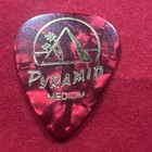 Cheap Trick Tom Petersson Beatles Heavy Red Pearl Guitar Pick - 2009 Tour