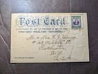 1906 Caribbean Stamp On Stamp Souvenir Postcard Cover To Rochester Ny Usa