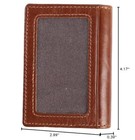 Rfid Mens Slim Front Pocket Wallet Genuine Leather Bifold Id credit Card Holder